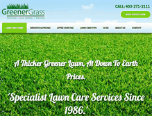 Tablet Screenshot of greenergrassltd.com